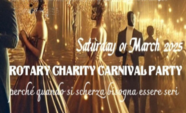 Distretto 2060: FESTA DI CARNEVALE - RACCOLTA FONDI PER LA POPOLAZIONE DI VALENCIA E IL PARCO INCLUSIVO A SAN GIULIANO